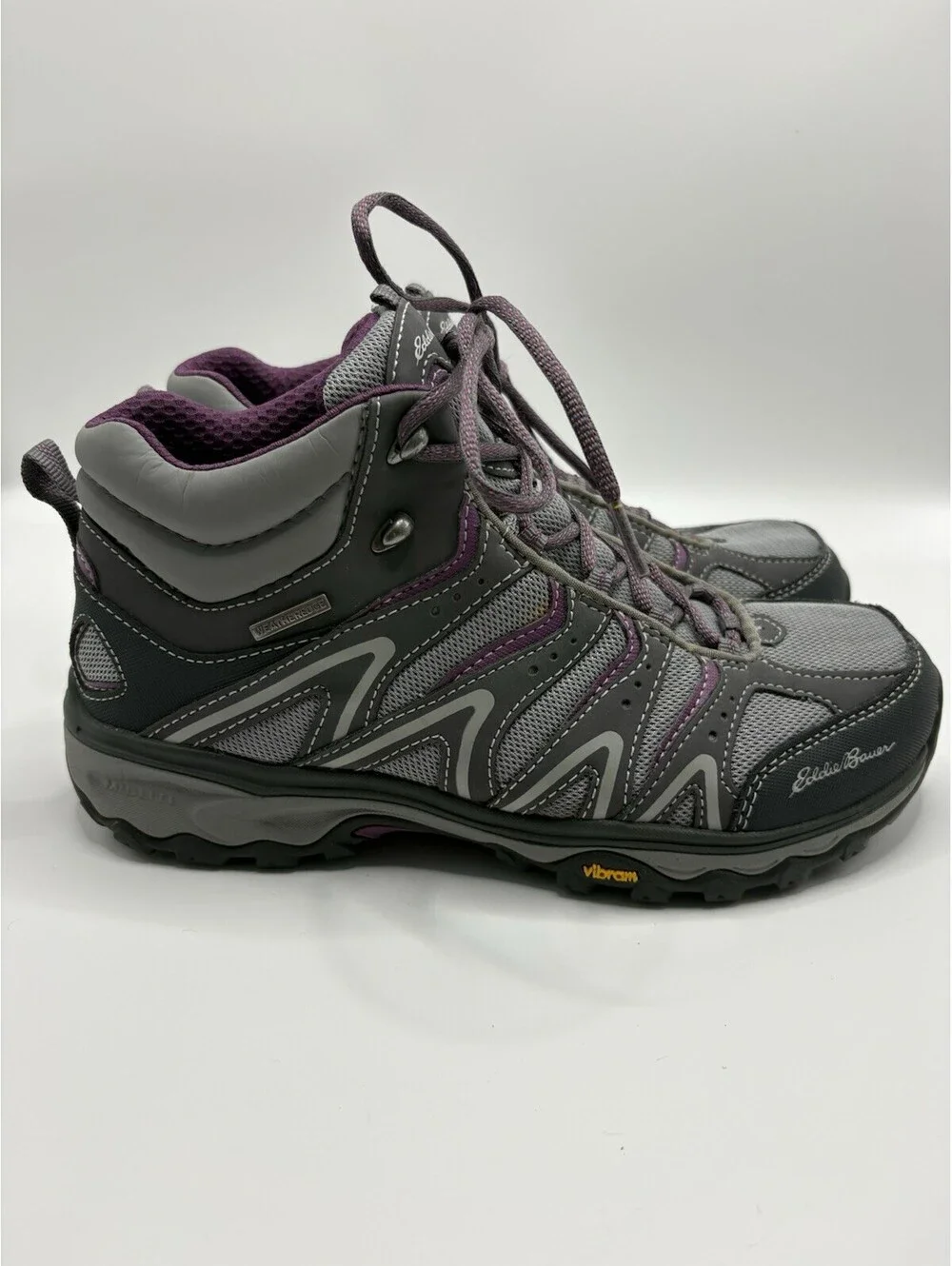 Eddie Bauer Lukla Pro Waterproof Light Weight Hikers Women’s Sz 9 Cinder Gray